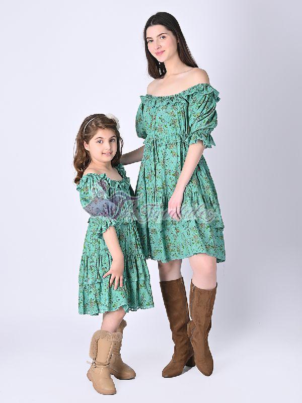 Mother and Daughter Felicia Ruffle Dress