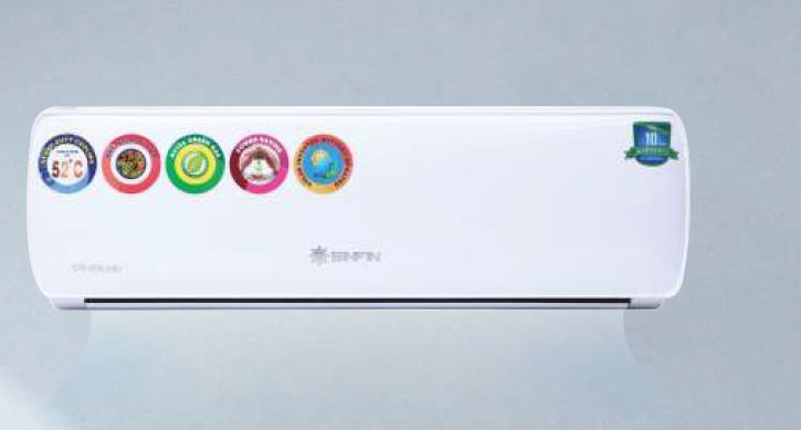 SinFin Hot and Cold series Compatible 2.0 Ton Inverter Solar Split Air Conditioner