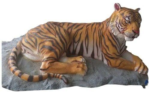 FRP Sitting Tiger Statue