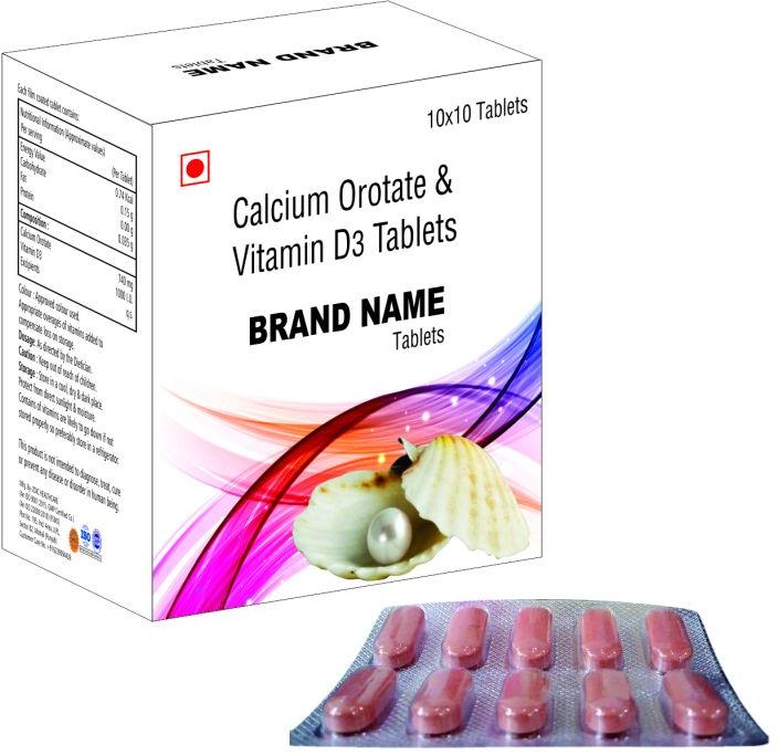 Calcium Orotate & Vitamin D3 Tablet