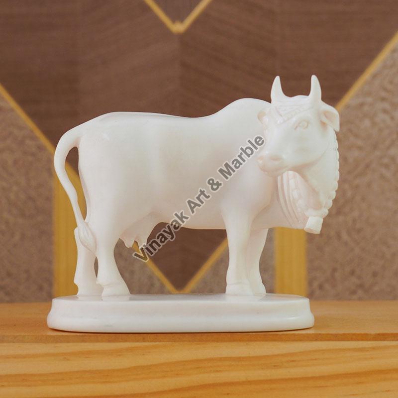 Marble Cow Statue