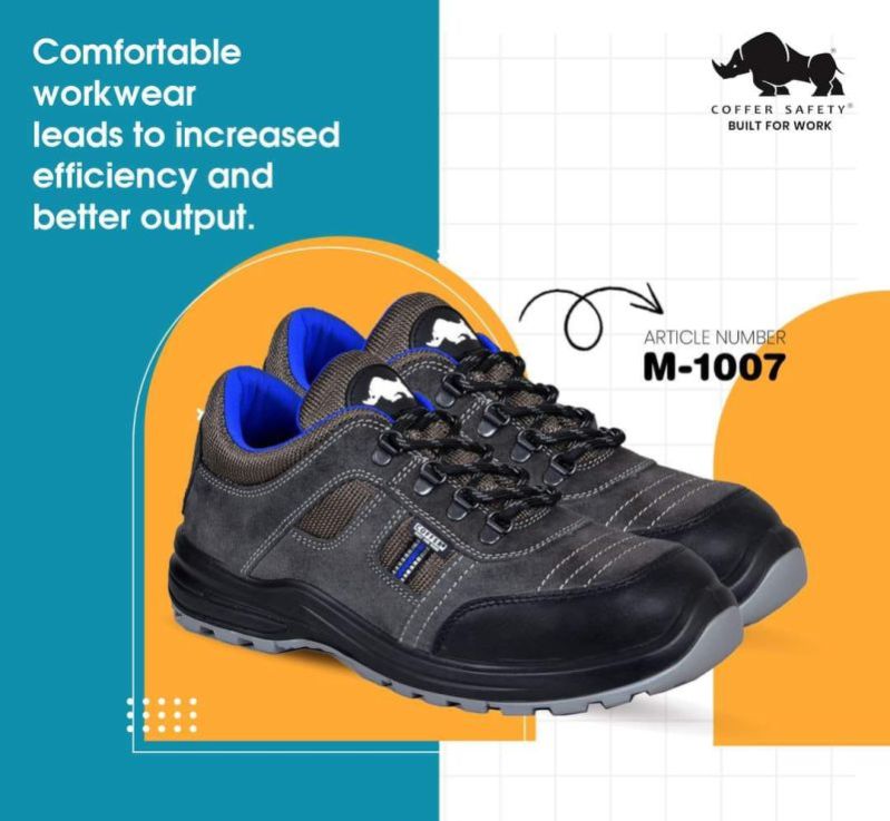 M1007 Coffer Suede Leather Safety Shoes