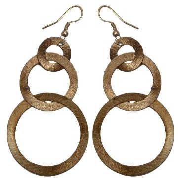 Ladies Brass Authentic Earrings