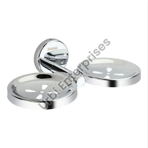 Zorba Stainless Steel Double Soap Dish