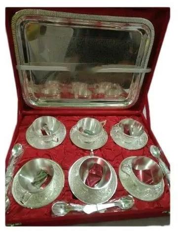 Silver Tea Cup Gift Set