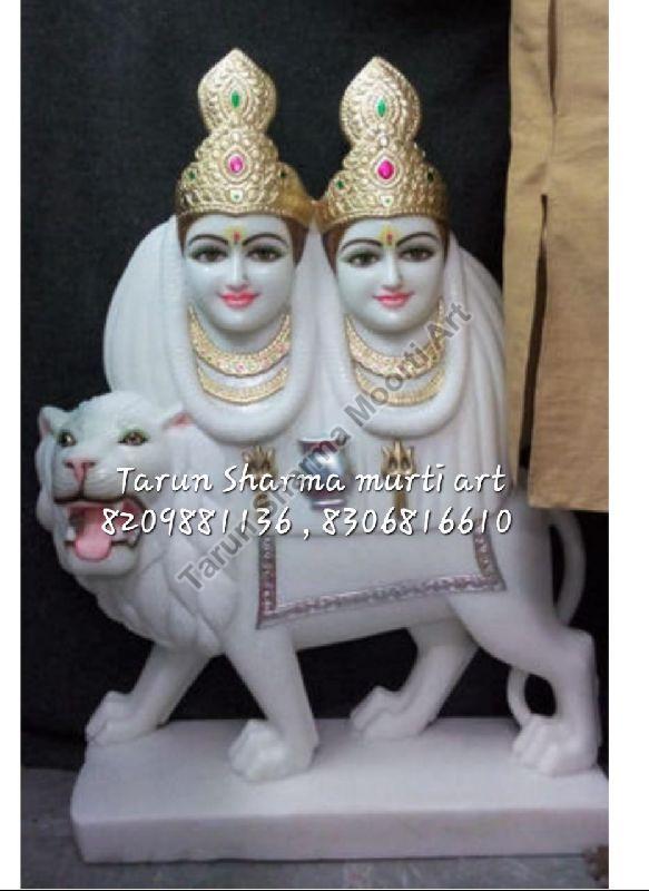 Marble Chamunda Mata Statue