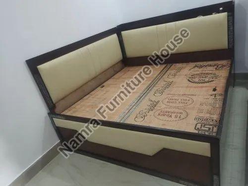 6X6 Feet Wooden Corner Bed