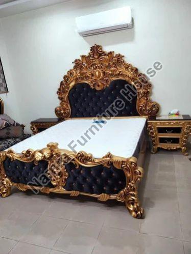 Royal Teak Wood Cot Bed