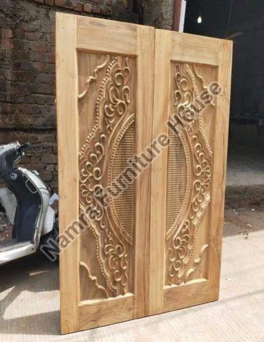 Sagwan Teak Wood Double Door