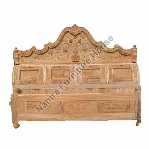 Teak Wood Bed Headboard
