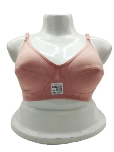 Cotton Non-Padded Front Open Bra, Plain at best price in New Delhi