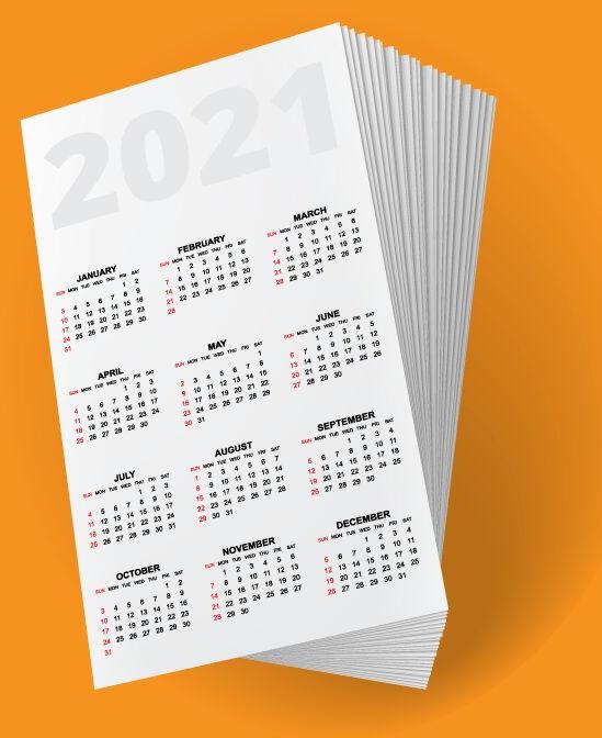 Promotional Pocket Calendar