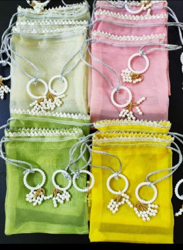 Organza potli bags discount wholesale