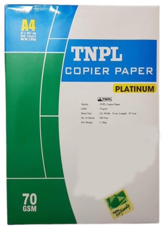 70 GSM TNPL A4 Size Copier Paper
