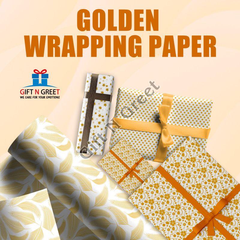 Golden Wrapping Paper - Manufacturer Exporter Supplier from Delhi