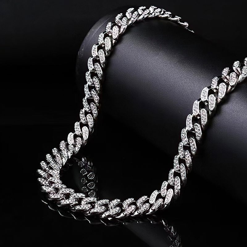 Diamond Studded Silver Plated Necklace Exporter Supplier from Delhi India