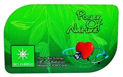 Green Negative Ions Bio Energy Card