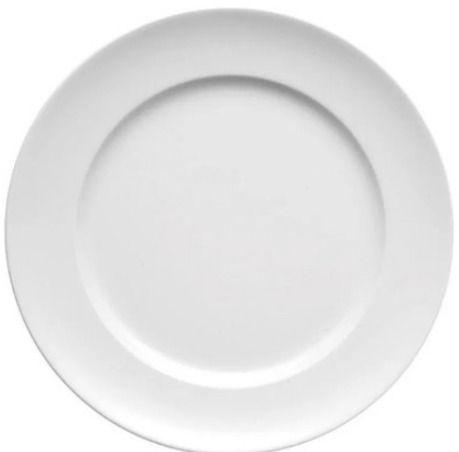 7.5 Inch Plain Ceramic Dinner Plate