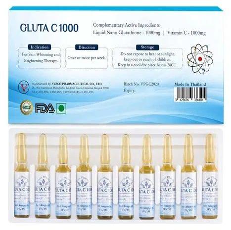 Vesco Pharma Gluta C 1000 Glutathione Injection
