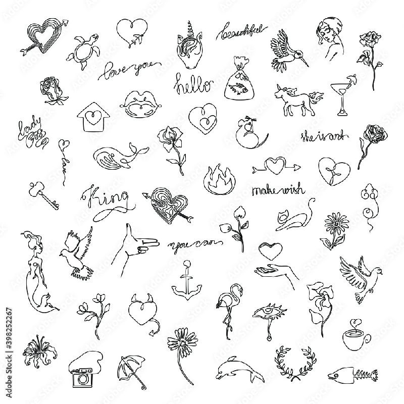 Print Drawing Sticker