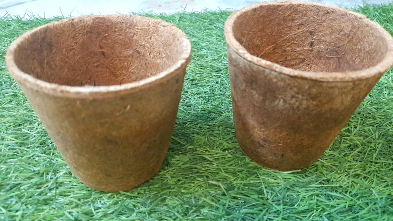 Brown Coco Coir Pot