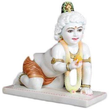 Marble Laddu Gopal Statue