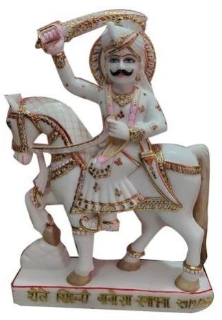 Marble Tejaji Maharaj Statue