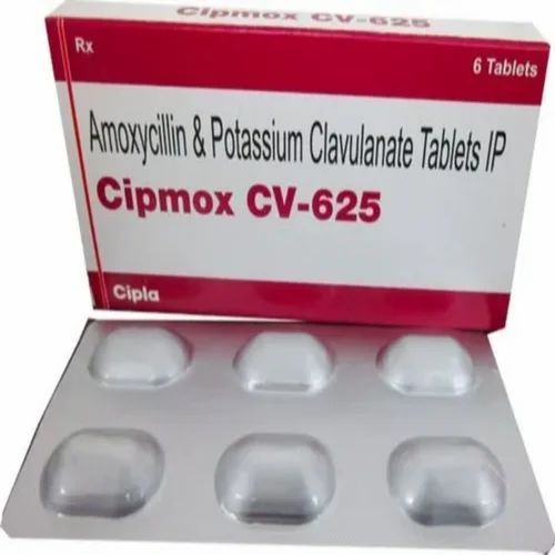 Amoxicillin And Clavulanate Potassium 625 mg Tablet