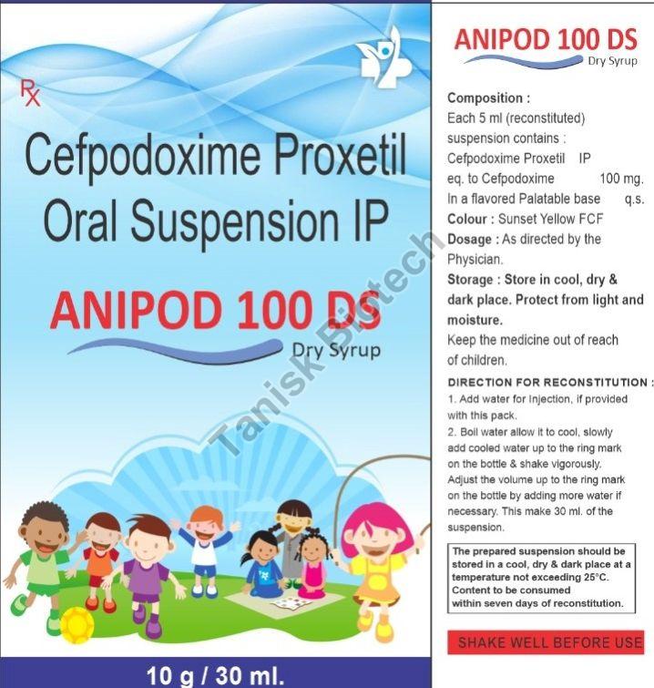Cefpodoxime 100mg with Swfi Dry Syrup