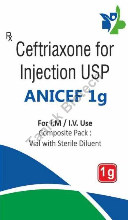 Ceftriaxone Sodium 1g, Ceftriaxone Sodium 1g Injection