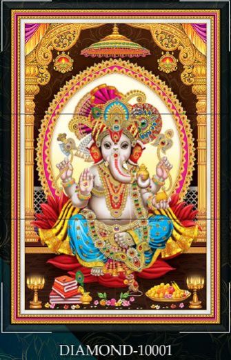 Diamond Collection 6x4 Ganesha Ceramic Poster Tiles