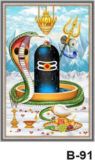 Shivling GVT Ceramic Poster Tiles