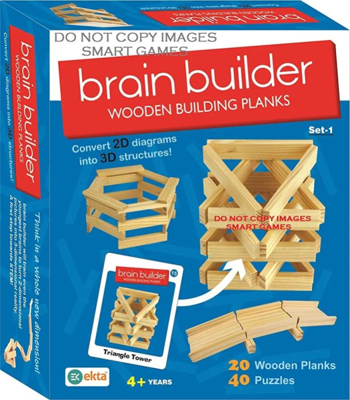 Brain Builder Wooden Building Planks