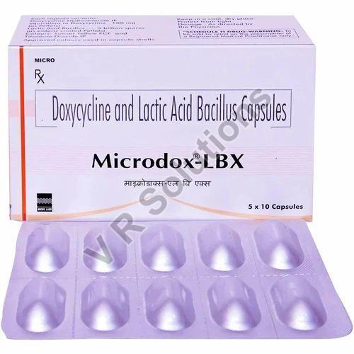 100 Mg Doxycycline & Lactobacillus Capsules