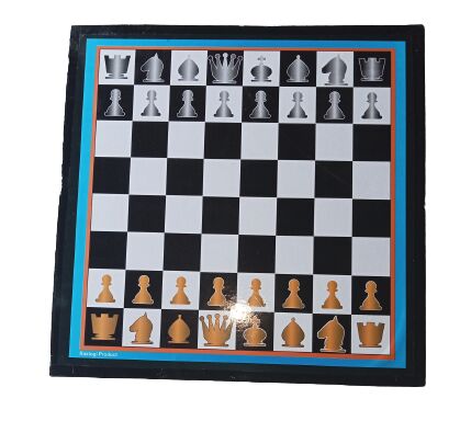 Indoor White and Black Square Chess Board