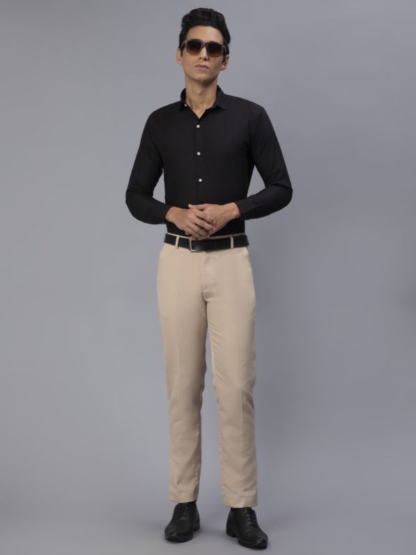 Grandeur Blended Wool Dress Pants - Beige – Bombay Shirt Company