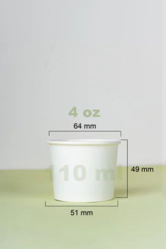 110ml Regular Plain Paper Cup