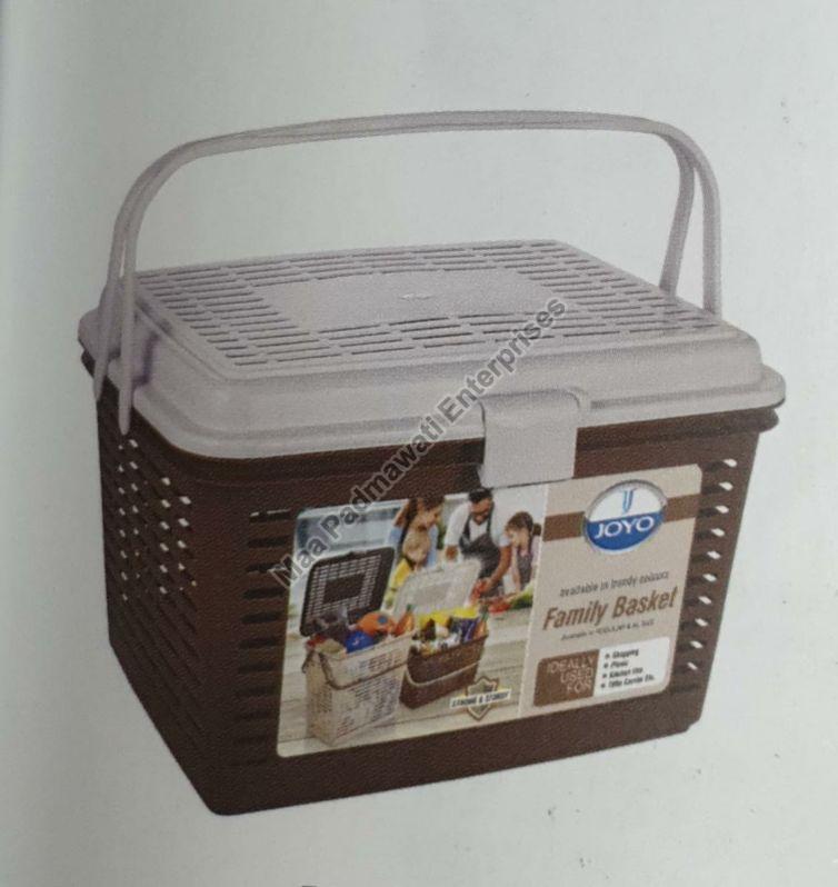 Plastic Family Basket with Lid