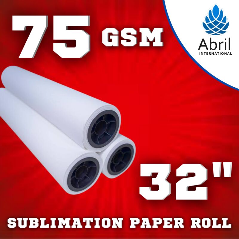 32" 75 GSM Sublimation Heat Transfer Paper Roll Manufacturer Supplier