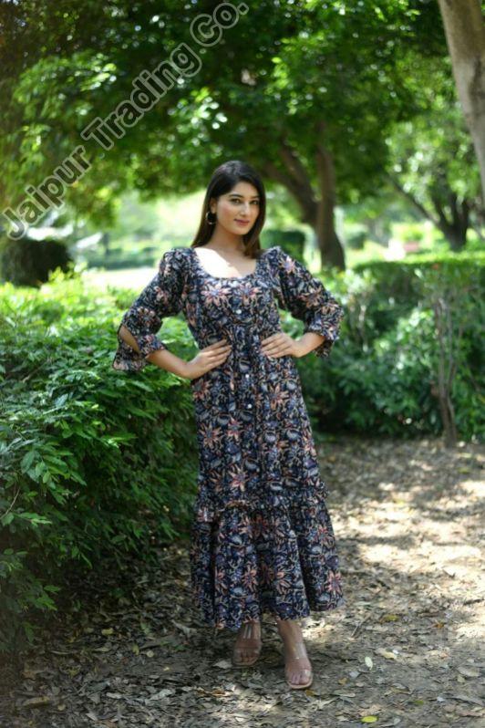 Ladies Printed One Piece Dress - Manufacturer Exporter Supplier from Surat  India