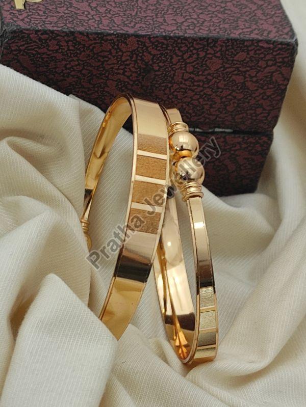 Golden Casual Wear Brass Bangle