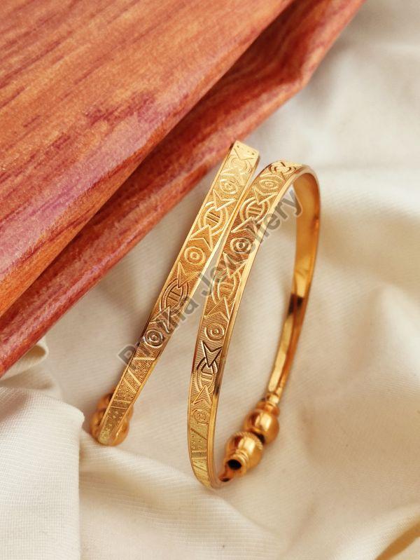 Party wear hot sale gold bangles