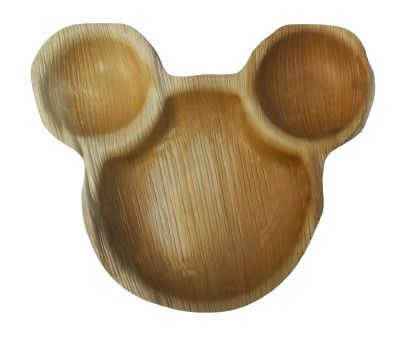 Mickey Mouse Areca Leaf Plate