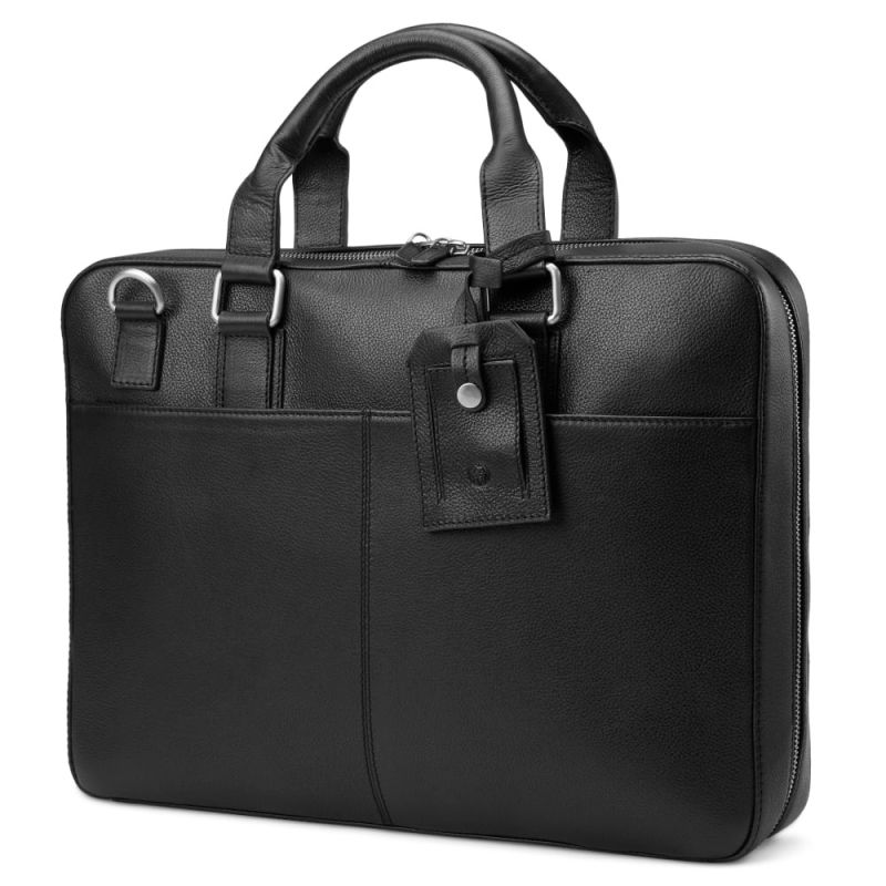 Black Office Lether Laptop Bag