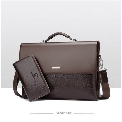 Leather Business Laptop Bag