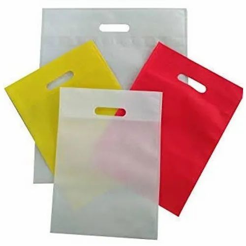 Plain 12 x 18 x 12 D Cut Non Woven Carry Bag