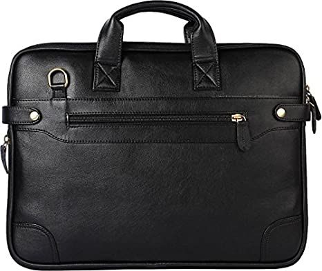 Unisex Waterproof Pure Leather Laptop Bag