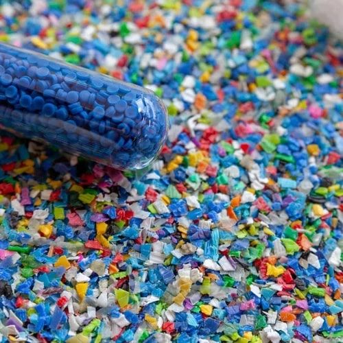 Colored Crystal Plastic Scrap