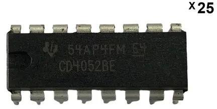 CD4052BE TI Multiplexer Switch Integrated Circuit