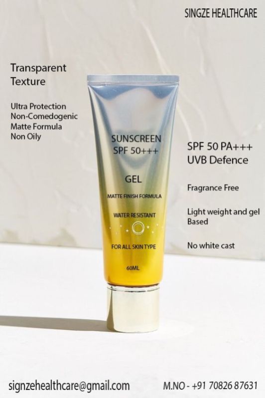 SPF 50 PA +++ Sunscreen Gel Manufacturer, Supplier from Solan